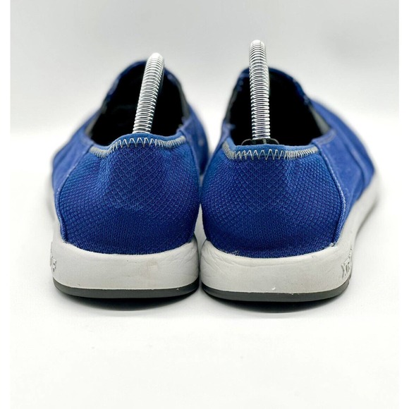 XtraTuf Sheng Fu Shoes Men Size 10 Blue Canvas Slip On 2017 Casual Deck - Picture 5 of 6